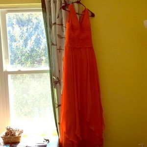 Tangerine Bridesmaid Dress